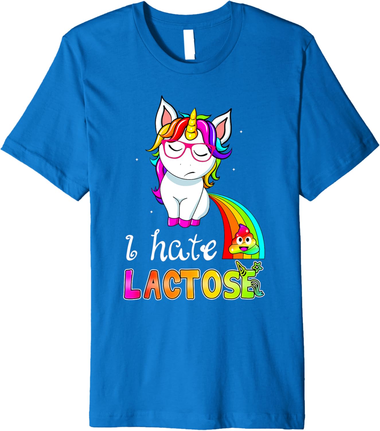 Funny Lactose Intolerance Unicorn Premium TShirt